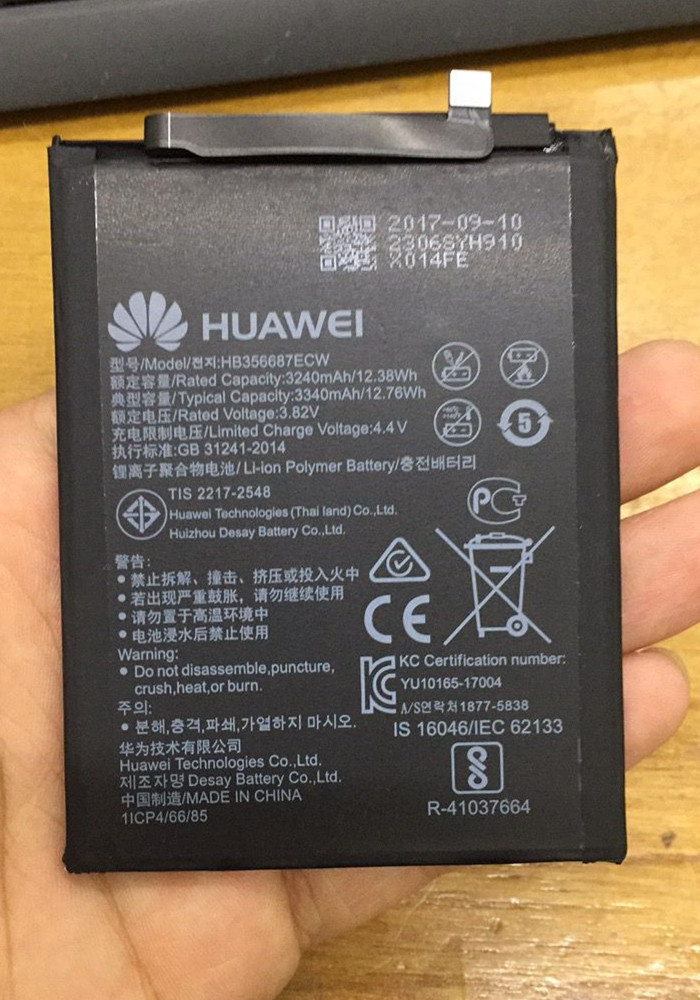 华为nova2plusnova2shwial00novacaztl20bacal00原装电池