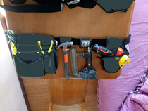 South Korea Net red woodworking kit belt bag electric drill adhesive hook hammer decoration satchel straight nail tool bag