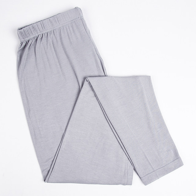 Modal ຜູ້ຊາຍດູໃບໄມ້ລົ່ນ Pants Thin One-piece Line Pants Slim High Waist Leggings High Elastic Underpants Plus Size