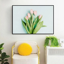 Nordic ins Decorative Painting Single small frescoed hanging painting Living room sofa Background wall painting Restaurant Bedroom bedside hanging painting