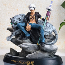 One piece of the King Luo snow leopard Luo can light large large hand statue model decoration gift