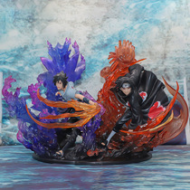 Naruto fetters UZhibo Uzako Neng Weasuke Sasuke hand-made model ornaments doll