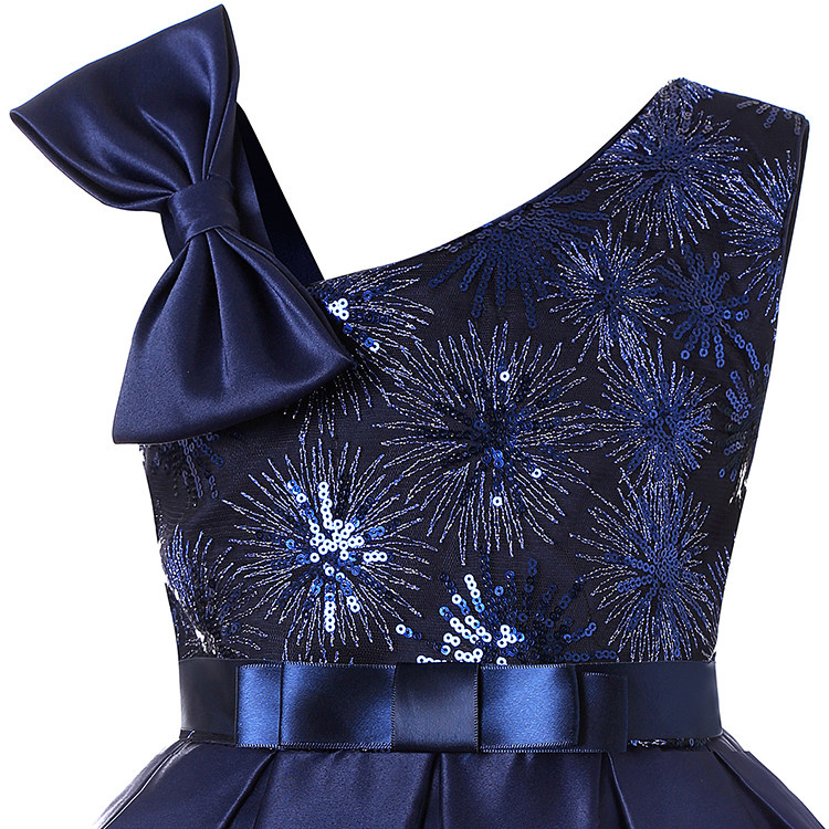 платье girls elegant wedding princess dress kids party formal dress