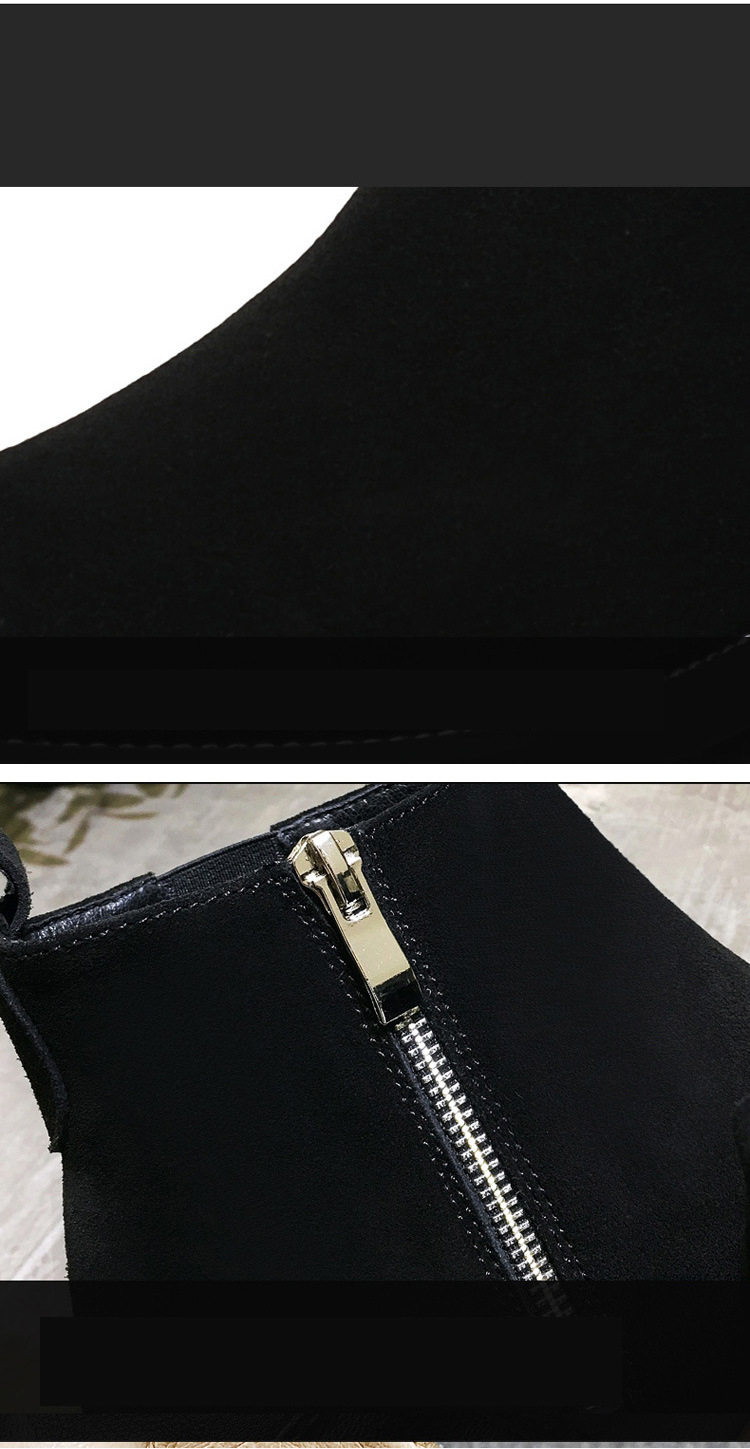 товар из китая large size men's genuine leather british style chelsea boots