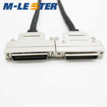 Mengleist SCSI industrial grade HPCN50 male-to-female cable 50-core male-to-female transfer wire iron shell screw