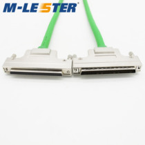 Mengleist SCSI cable HPDB100 male to female 1 meter iron shell screw type 100 cores for hole 1 meter