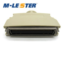 Meng Leitsut MC68M-BJ-AL SCSI68pin shrapnel plastic shell connector HPCN68 male welding wire plug-in