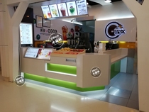 Customized company front desk reception counter alien reception desk clothing store marble milk tea shop convenience store internet-famous bar