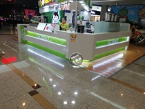 Brief Modern Corner Cashiers Milk Tea Shop Convenience Store Shop Bar Desk Supermarket Front Desk Reception Desk
