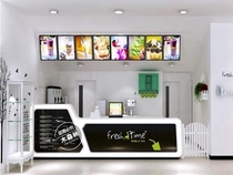 Milk Tea Shop Collection Silver Desk Drinks Shop Bar Table Egg Bakery Operation Desk Sweet Shop Collection Desk Water Bar Terrace