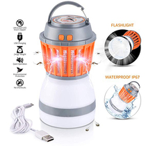 Solar Camping Light UV LED Mosquito Killer Lamps Mosquito lamp tent Light