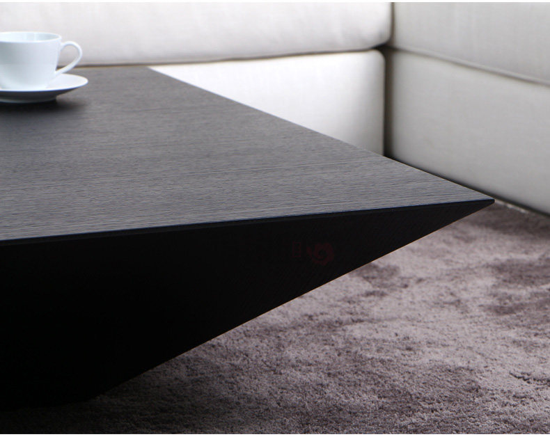 楷锐时尚北欧创意茶几简约设计师橡木家具现代个性正方形茶几c026.