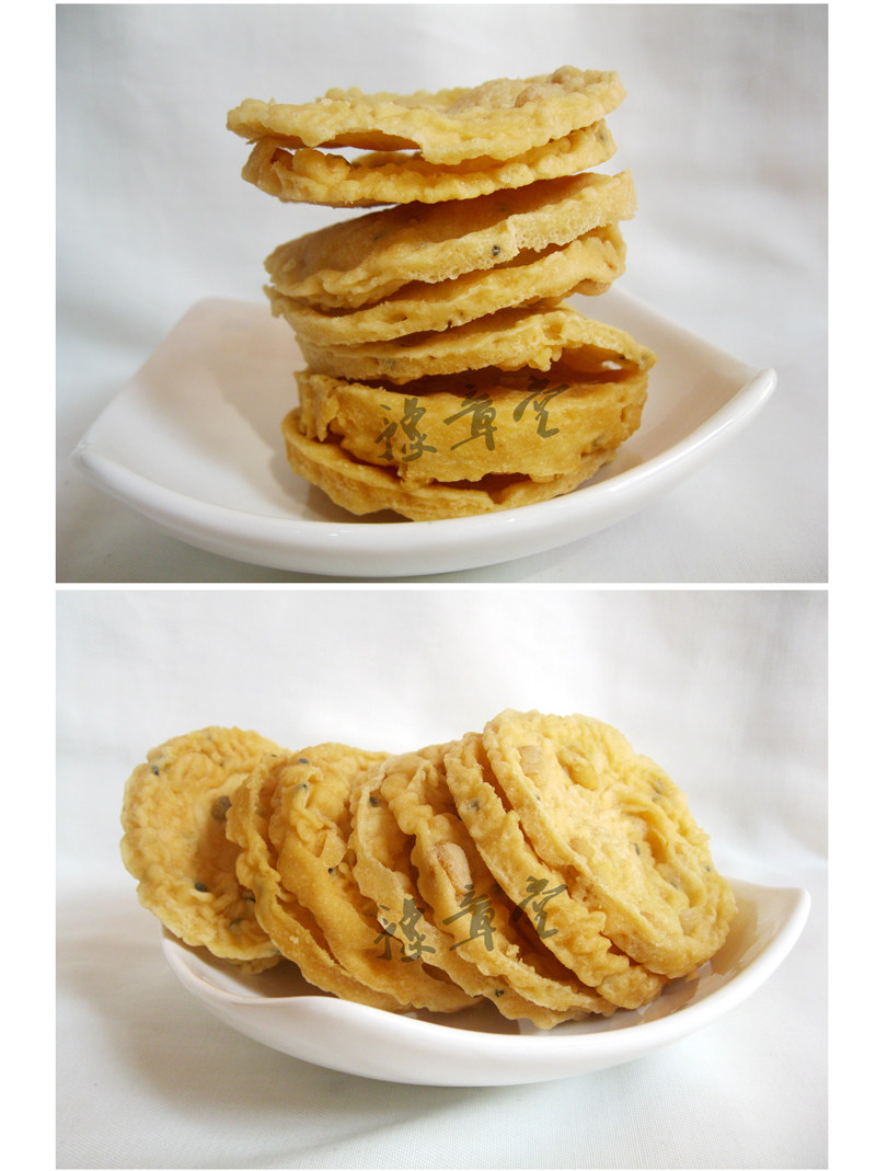 铁勺饼小吃零食糕点心 香脆月亮粑喇哒河源龙川兴宁客家特产锅巴