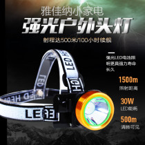 30W super bright led mini headlight rechargeable night fishing outdoor cutting dish waterproof head-mounted flashlight