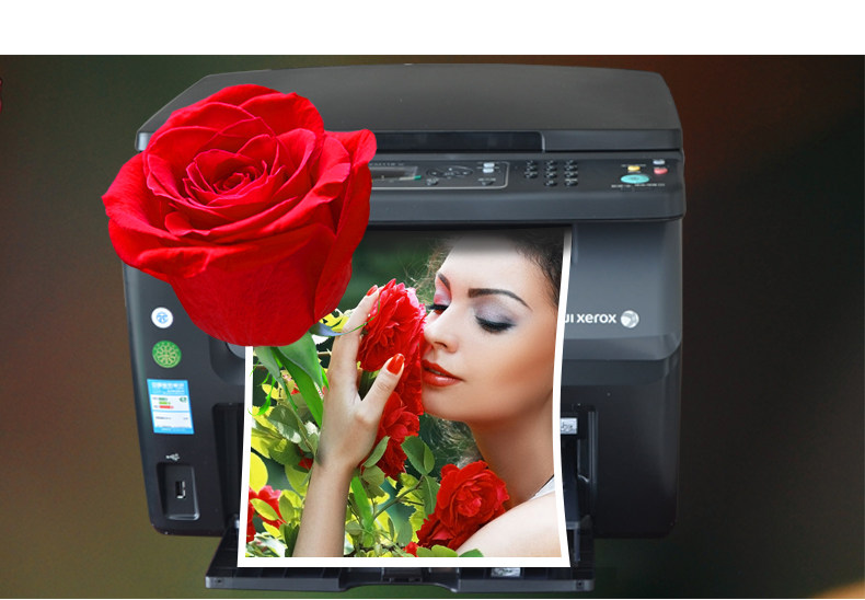 富士施乐cm118w彩色激光打印机一体机扫描复印办公家用无线wifi