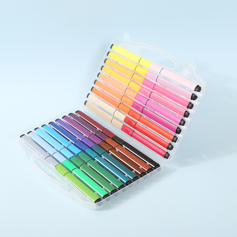 天猫【蓝果】可水洗无毒绘画水彩笔12色