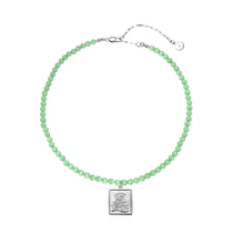 SANN STELLER three Miao Han Huohuo with the same model to promote the treasure hair hanging tag long necklace men and women Jade tide