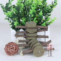 () Helda Grass Cake Molar Skewer Rabbit Chinchilla Dutch Pig Apple branch Mixed bite Skewer