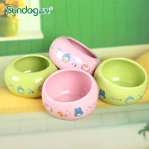 (full 88) sundew Degrees Round Bowl Pitched Anti-Splash Pan Rabbit Dragon Cat Minke Basin ceramic