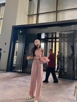 JoyingFeng (full score covering meat) high waist straight pants women Summer thin high waist pants hanging feeling joyful