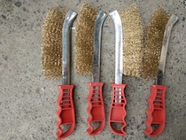 Steel Wire Knife Brushed Stainless Wire Knife Brush Knife Type Stainless Steel Wire Brushed Brass Wire Brush Knife Shaped Rust Brush Clear Slit Brush