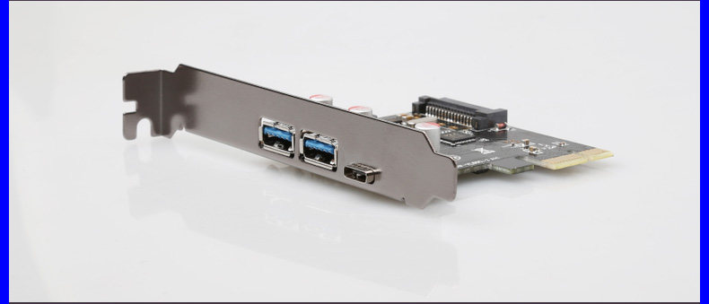Кабель/разъем/конвертер diewu pci-e转usb3.1type-c扩展卡usb3.0a扩展卡可正反插 转接卡