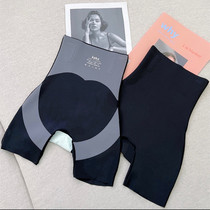 Kaka Tummy Control Waist Lifting Hip Pants X Plus Thin Boxer Pants Belly Control Artifact Small Belly Buttock Underpants Female Summer