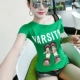 2019 mùa hè mới của phụ nữ thời trang mỏng cotton áo thun ngắn tay của phụ nữ quây ngực trên cùng sexy Han Fanchao - Áo phông