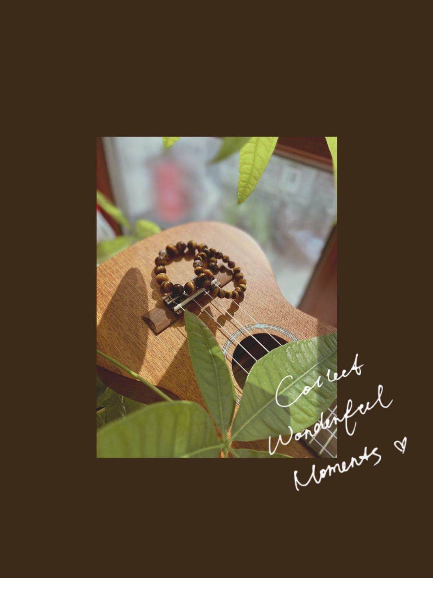 tigereye天然虎眼石水晶手链佛系情侣款by贝奇手作