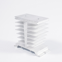 Single phase three phase solid state relay base radiator Aluminum heat sink SS 40A60A 80A100A