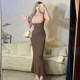 #Sisjuly# Sen Department gentle temperament tea break semi-high collar T-shirt high-end waist fishtail skirt suit female #Sisjuly# Sen Department gentle temperament tea break semi-high collar T-shirt high-end waist fishtail skirt suit female