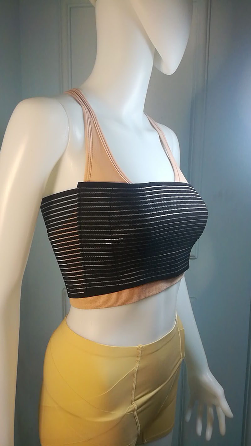 乳腺胸部心脏胸椎手术后压力加压康复绷带肋骨骨折固定带护胸绑带