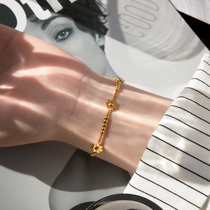 18k Golden Chicks Bracelet Woman 2021 New ins and small crowdDesign High Sensation Titanium Steel Not Falling girls