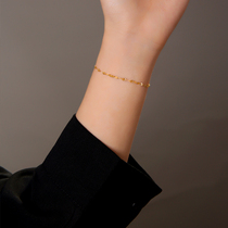 Lips bracelet 2021 New female 18k Ginins small crowdDesign High level Temperament Fine titanium steel not to fall color