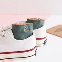 Socks female Korean spring and summer cartoon smiley face wild boat Socks female Japanese college style candy color thin girl socks