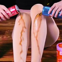 Coke pants waterproof anti-fouling leggings light legs plus velvet thickened Net red skin color bottled women Spring and Autumn invisible no trace