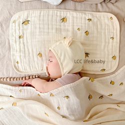 Nordic CRIBPINK eight-layer gauze bamboo cotton baby gauze pillow cover for children newborn baby cloud pillow for burping