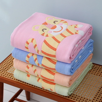 Newborn baby cotton gauze children's blanket cotton six-layer towel quilt baby holding quilt soft absorbent bath towel