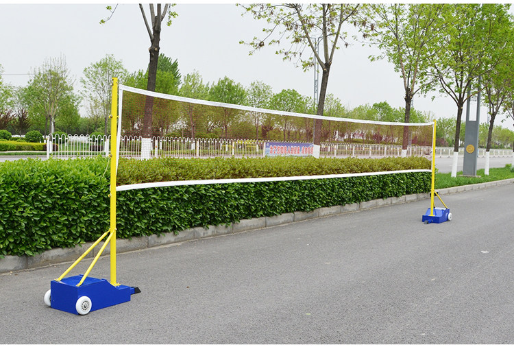 羽毛球网架网柱移动标准户外专业比赛气排球支架网球架学校