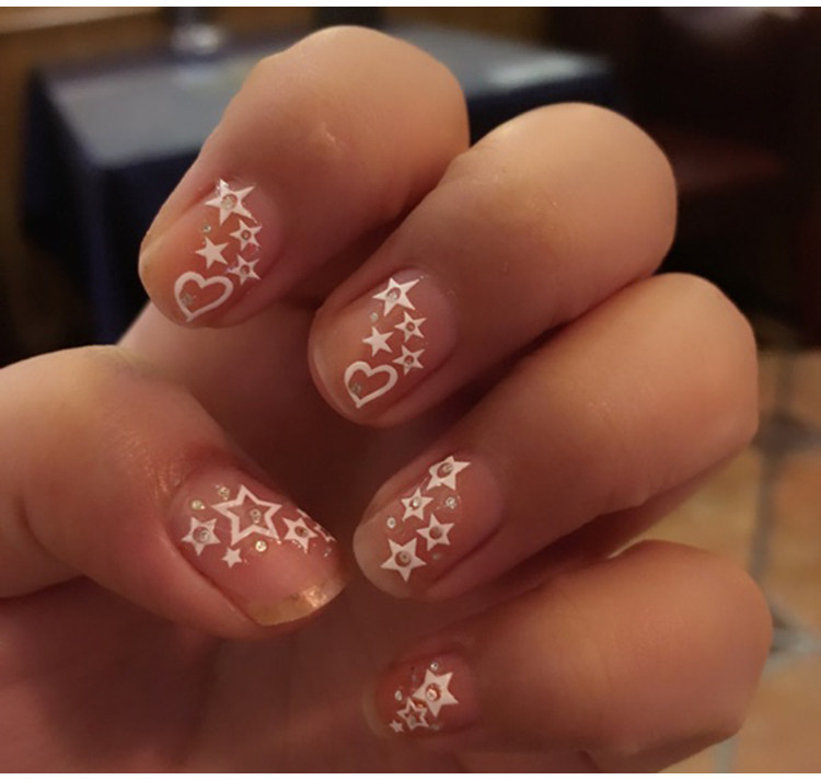 2016新款50张美甲贴花纸3d立体假指甲贴纸片装饰图案diy美甲包邮