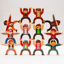 Children's Hercules Balance Stacking Music Stacking High Building Blocks Early Education Intelligence Desktop Games Parent-Child Interaction