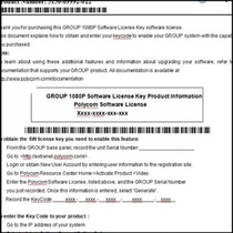 Polycom MCU RMX 500 1800 4000 2000 Multi-point Upgrade License Key