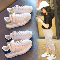 Next alice childrens sports shoes 2021 spring new leather board shoes wild in the big virgin childrens white shoes