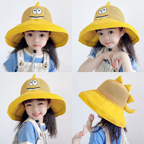 Britains next alice child summer sunscreen hat season new male and female anti-UV cartoon dinosaur solar cap