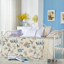 Jingda export American village European style French pastoral princess formaldehyde-free pregnant woman baby wrought iron sofa bed 1 meter