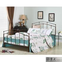 Jingda European American simple modern Nordic innovative pastoral fresh high-end formaldehyde-free double wrought iron bed 1 5