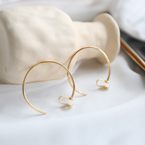 No ear hole can wear big earrings Super fairy ear clip earrings 2019 New Tide