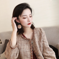 Hair ball earrings female super fairy hair ball ear clip without ear hole female fairy Air forest mosquito coil ear clip female autumn and winter gentle