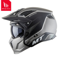 MTHELMETS Motorcycle Helmet Season Male Locomotive Racing Street Bully Combined Season Universal Full Armor Half Armor