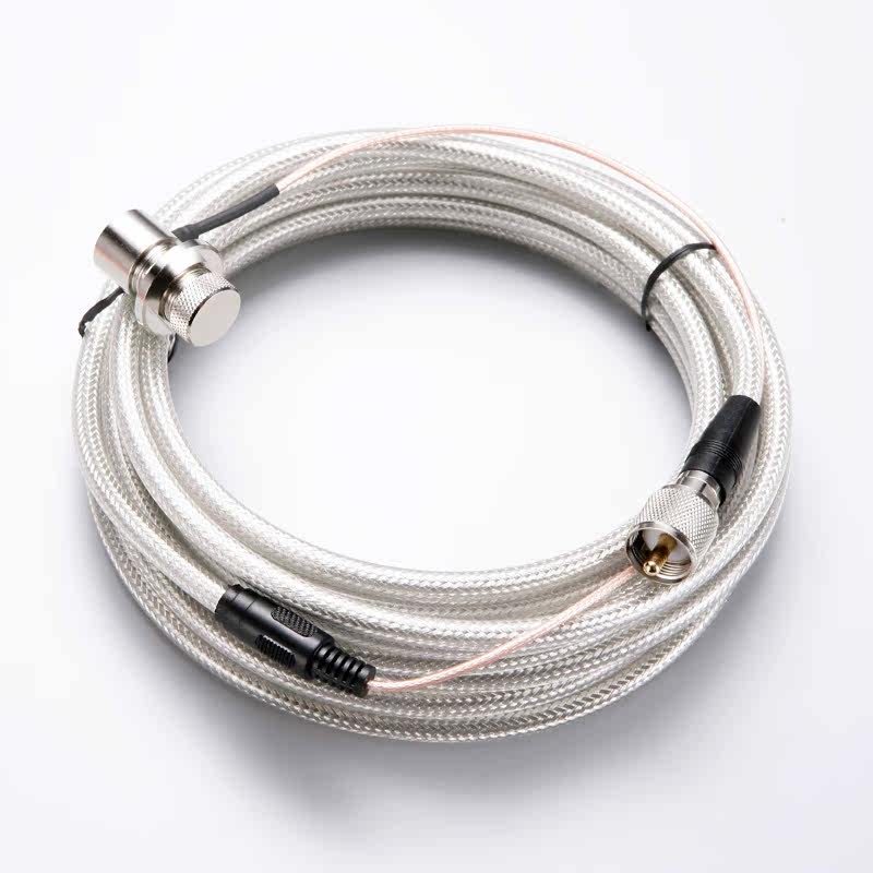 台湾老鹰tsa5304sn车载对讲机馈线 50-5转1.5银丝馈线5米n头